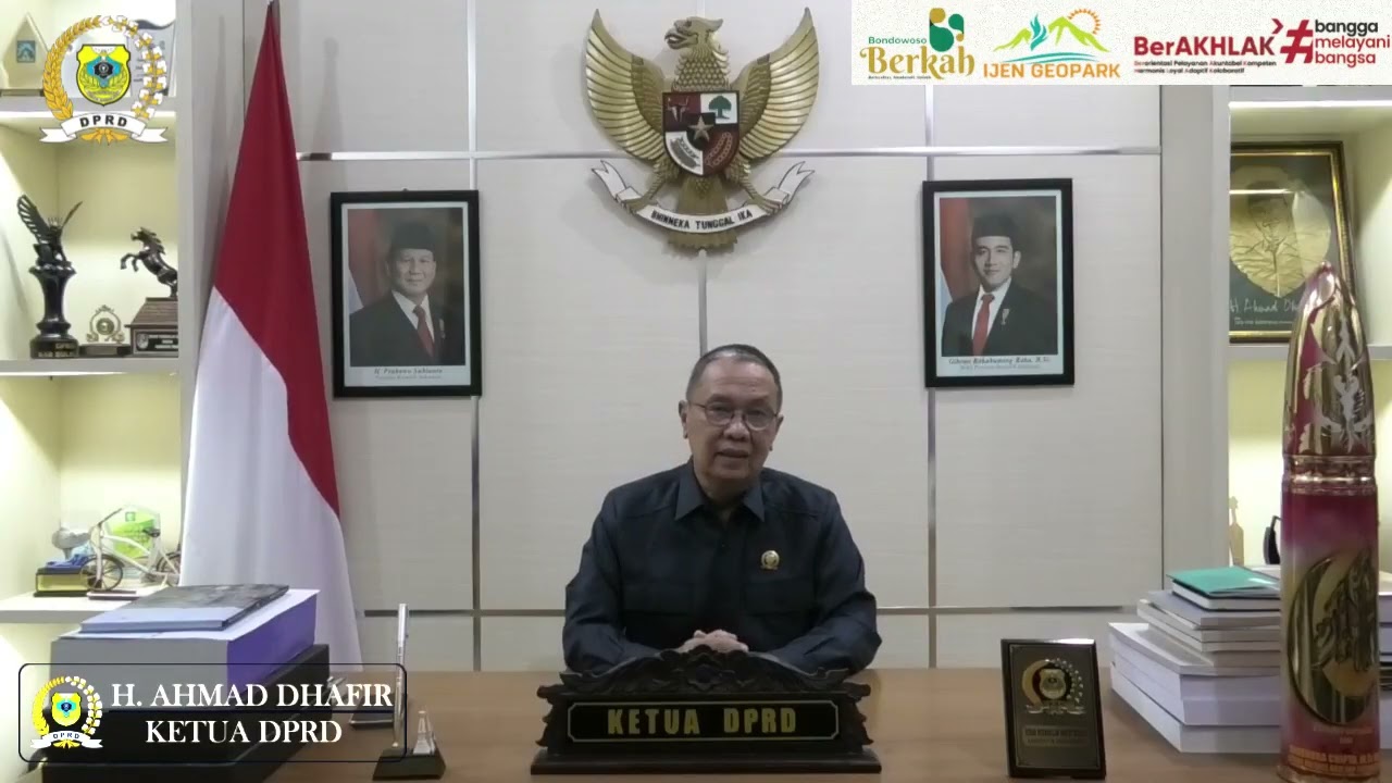 Ucapan Pisah Sambut Ketua DPRD kepada Komandan Kodim 0822 Bondowoso