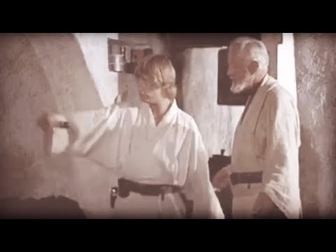 Luke cuts off Obi-Wan’s head