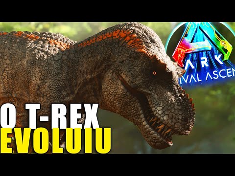 🔥 Tiranossauro Rex EVOLUÍDO NOVOS ataques e NOVA Domesticação no ARK
