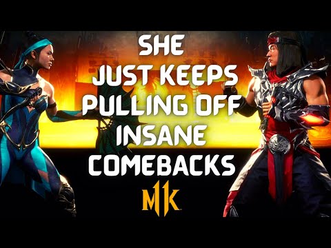MK11 Ultimate: This Kitana Just Keeps Pulling Off Unbelievable Comebacks. Like WTF!!!!!