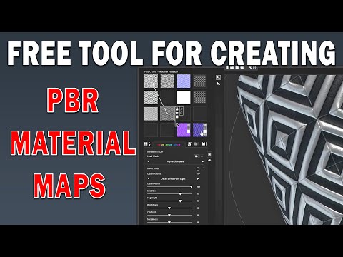 Free Tool For Creating PBR Materail Maps from photos| Make PBR textures in minutes