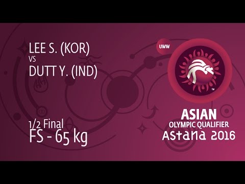 1/2 FS - 65 kg: Y. DUTT (IND) df. S. LEE (KOR), 7-2