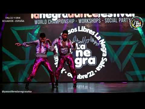 FALCO Y ERIK - 5º PUESTO dúo masculino XI Mundial de Pasos Libres La Negra Salsa 2022