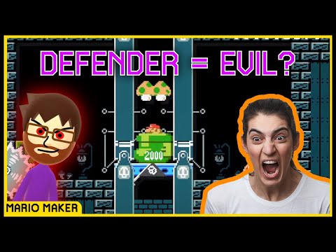 Old Defender Was RUTHLESS! Super Mario Maker ONE!