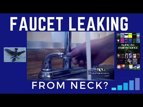 How To Fix A Faucet That Is Leaking From The Neck
