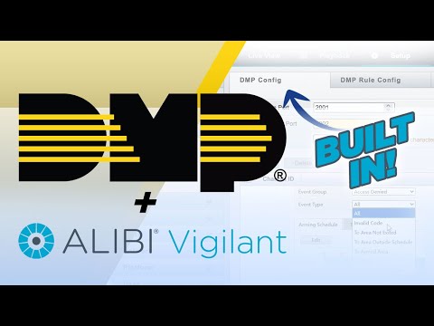 Alibi Vigilant + DMP | Real-Time Alarm & Access Events with Video
