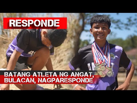 Batang Atleta ng Angat, Bulacan, nagparesponde RESPONDE