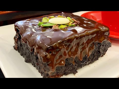 The Most Beautiful Recipe You Can Make Brownie Cake with Whole Merit Sauce🏆🏆Bera Tatlıdunyasi