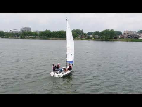 Sailing lesson on Galgenweel, Antwerp, RS Venture - part 3