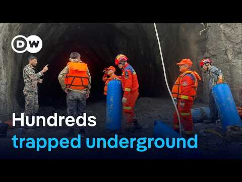 Hundreds trapped underground after Nepal flood disaster | DW News