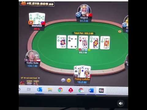 Bad beat jackpot #shorts #poker #badbeat