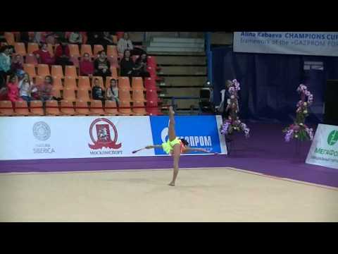 Tlekenova Adilya (KAZ) clubs Grand Prix Moscow-Alina Cup 2016 qual. jun.