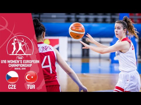 Баскетбол Czech Republic v Turkey — Full Game — FIBA U16 Women's European Championship 2019