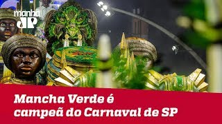 Mancha Verde é campeã do Carnaval de São Paulo