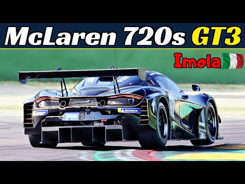 McLaren 720S GT3 by Inception Racing at Imola Circuit - International GT Open - V8 Twin-Turbo Engine
