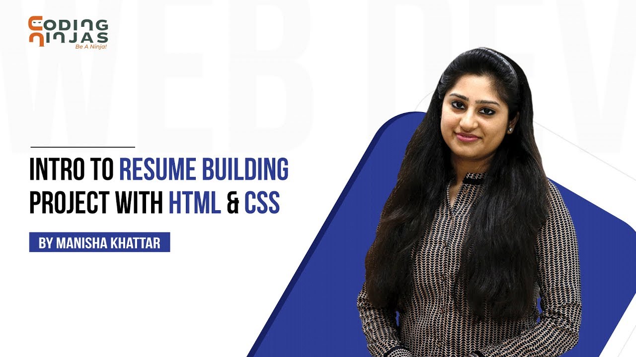 Intro to Resume Building Project with HTML & CSS