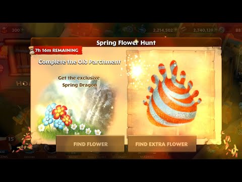 Got the Dragon from spring flower hunt 🐲 #riseofberk #howtotrainyourdragon #dragons