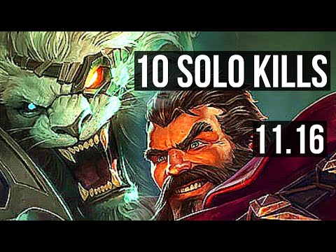 RENGAR vs GRAVES (TOP) | Rank 2 Rengar, 10 solo kills, 2.8M mastery, Quadra | BR Challenger | v11.16