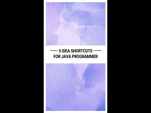 5 idea shortcuts for Java Programmers #Shorts #Idea #IntelIiJ #idea # ...