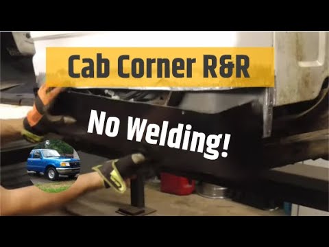 Cab Corner Patch Panel Installation with JB Weld | Panel Adhesive