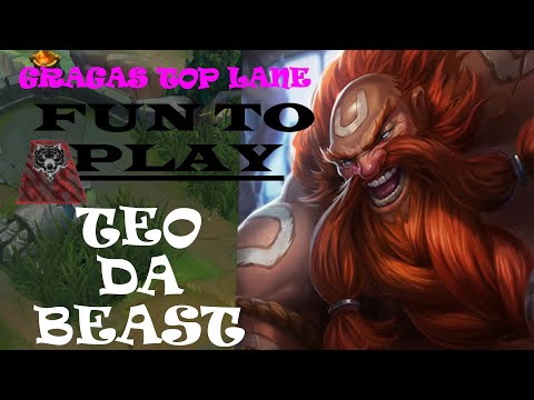 Top Lane Gragas vs Maokai Fun To Play!!