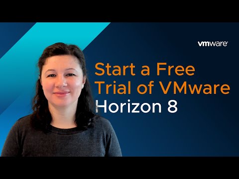 Starting a Free Trial of VMware Horizon 8