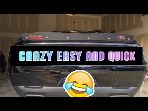GTS Styling Taillight Blackout kit install for a Dodge Challenger | QUICK AND EASY!! | RUBIX_3