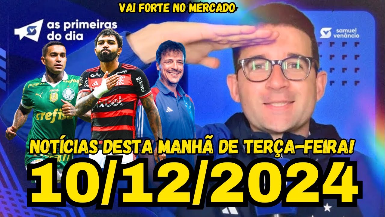VENÂNCIO COM NOTÍCIAS DO CRUZEIRO NESTA TERÇA-FEIRA! DINIZ GANHA FORÇAS E PEDRINHO BH QUER REFORÇOS