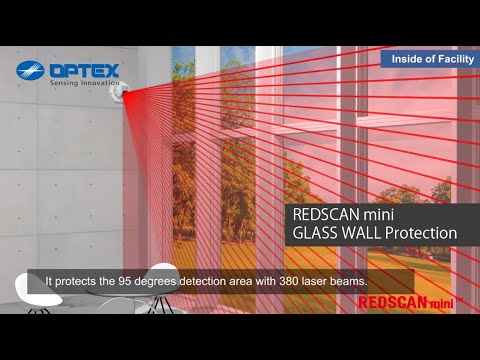 OPTEX - REDSCAN mini - RLS-2020 - GLASS WALL Protection