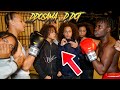 BOXING DRILL RAPPERS IN THE HOOD LAST TO GET KNOCKED OUT NOTICUZ VS DD OSAMA AND SUGARHILLDDOT