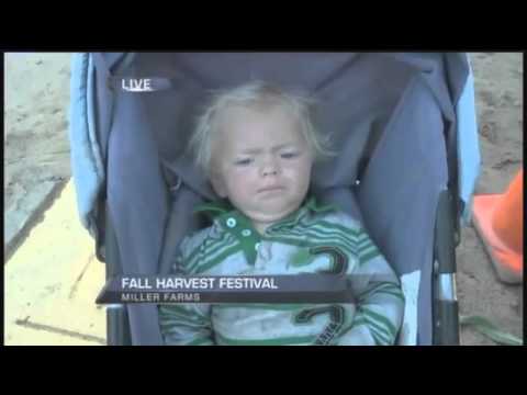 Reporter scares baby best cry