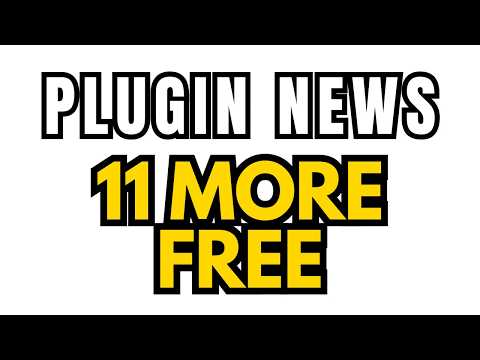 11 FREE PLUGINS + Big Sales! 🔥 HUGE Week for Music Producers - Music  Production News
