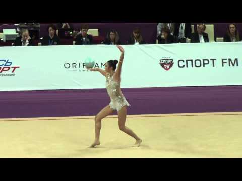 Hayakawa Sakura. ball, Grand Prix Qualification, Moscow, 2015