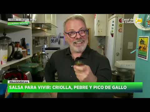 Receta: Salsa Criolla, Pebre y Pico de gallo de Claudio Guarnaccia (1) en Hoy Nos Toca a las Diez