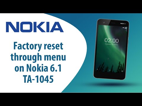 How to Factory Reset through menu on Nokia 6.1 TA-1045?