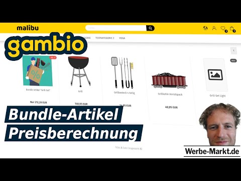Gambio Bundle-Artikel: Verbesserte Preisberechnung