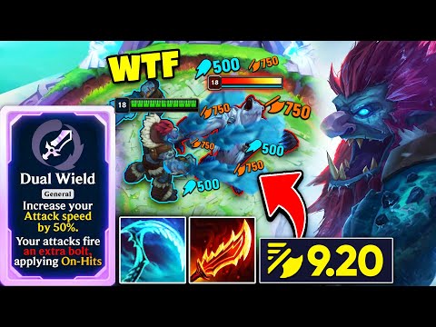 Trundle with 9.20 attack speed is the most ridiculous thing you'll see today...