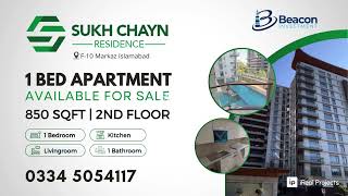 1 BED Apartment for SALE in Sukh Chayn Residence (F-10 Markaz Islamabad) | Move-in Ready