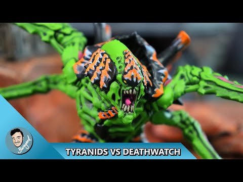 TYRANIDS VS DEATHWATCH WARHAMMER BATTLE REPORT