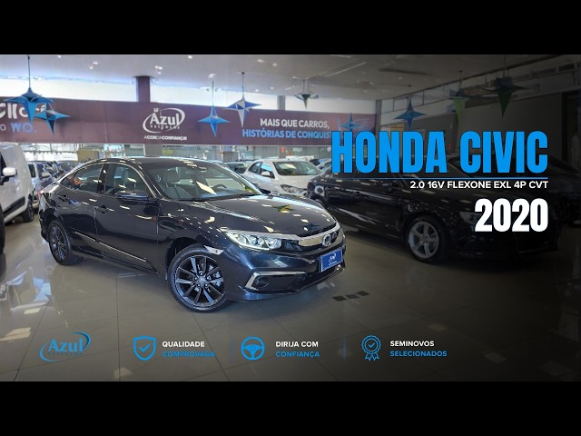 Vídeo HONDA CIVIC 2.0 16V FLEXONE EXL 4P CVT