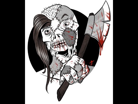 Inktober day 29: patch (timelapse)