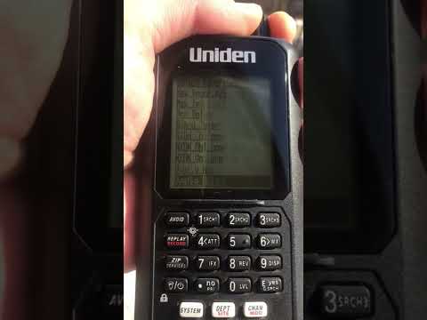 Uniden BCD436HP Favorites List