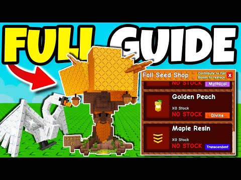 FULL GUIDE To FALL MARKET UPDATE In Grow A Garden Roblox!