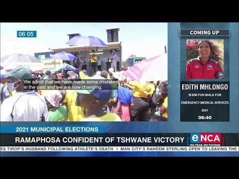 Ramaphosa confident of Tshwane victory