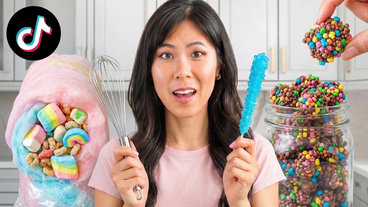 I Tested the MOST VIEWED TikTok CANDY Recipes! 🍬