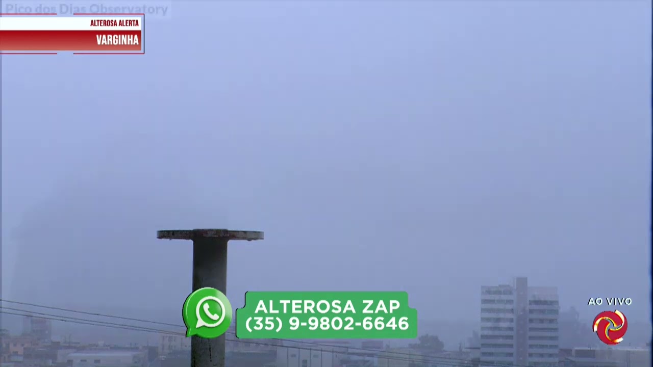 Veja no vídeo: temporal em Varginha