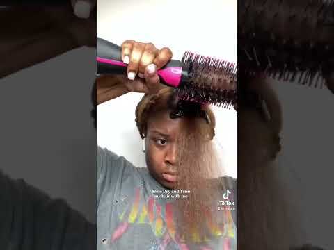 THE BEST BLOW DRYER FOR NATURAL HAIR 🤩🤩Revlon One-Step Hair Dryer & Volumizer Hot Air Brush!!