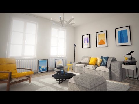 Personal project testing high-quality light baking for VR — on YouTube