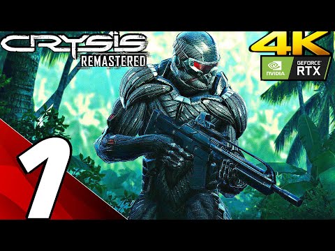CRYSIS REMASTERED Gameplay Walkthrough PART 1 (4K 60FPS) PC/PS5/Series X (Ray Tracing)