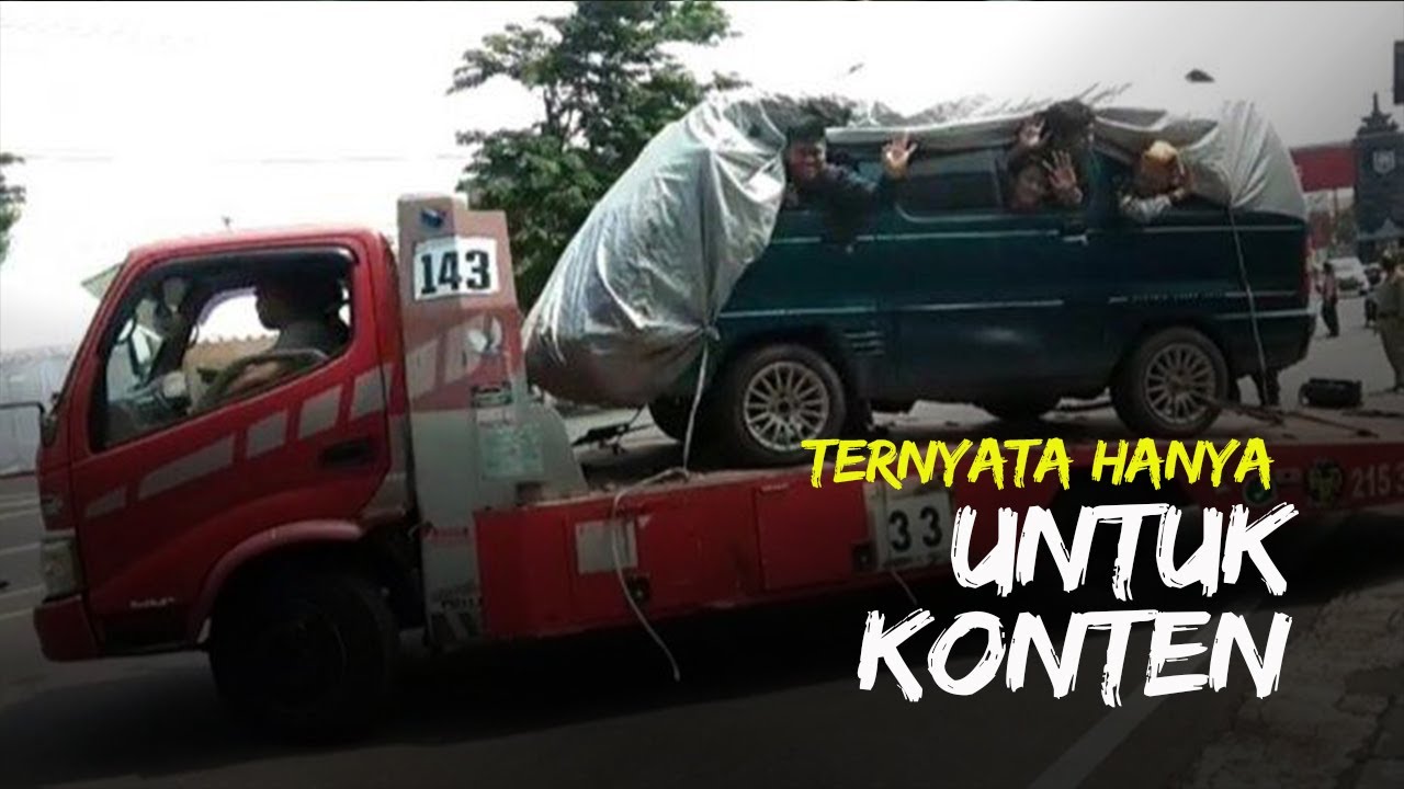 Sempat Viral Video Truk  Towing Angkut  Mobil  Pemudik di 